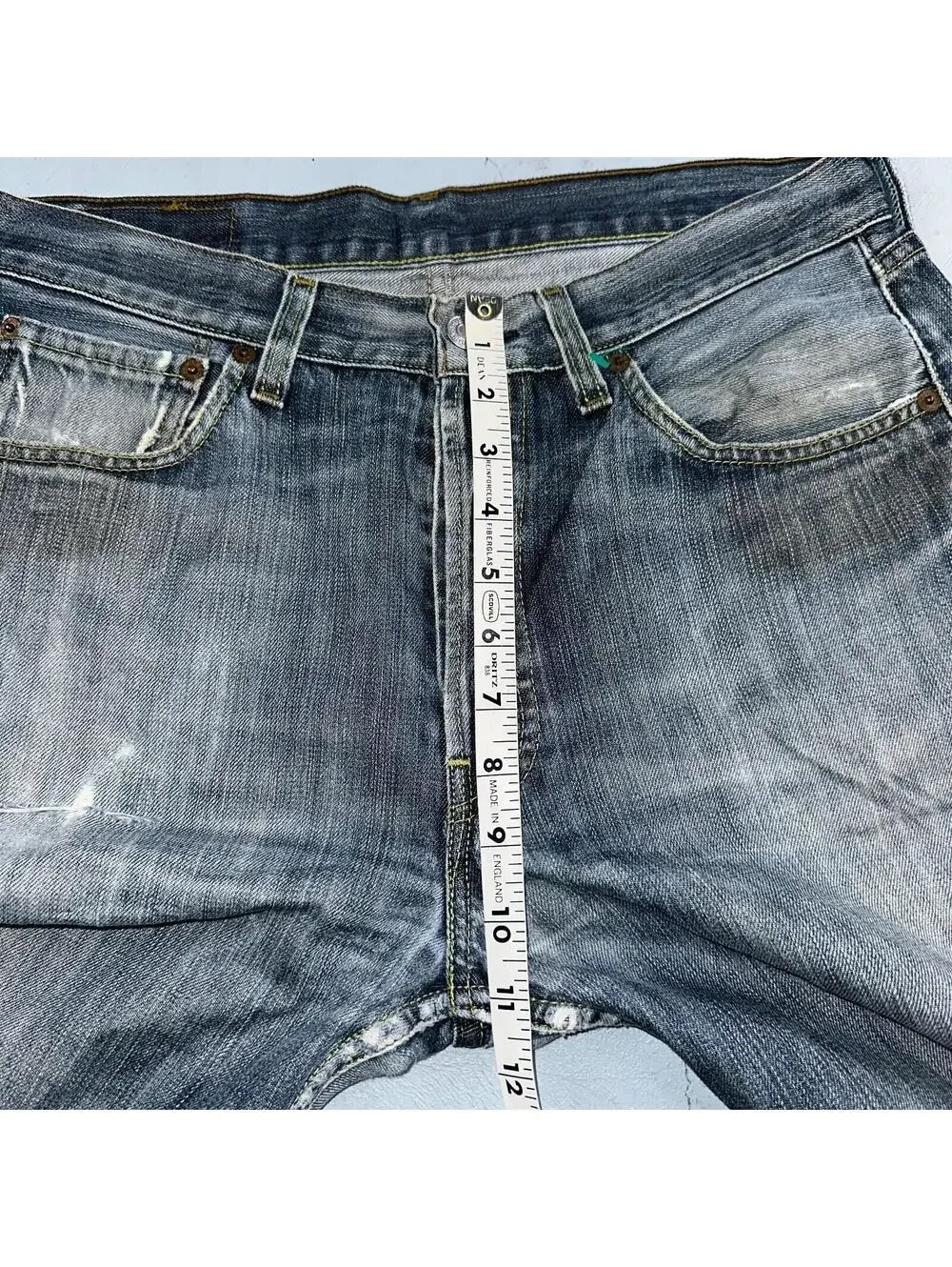 Levis 501 Vintage Y2K XX Straight Leg Jeans Blue Med Wash 33x30 Act 32x28